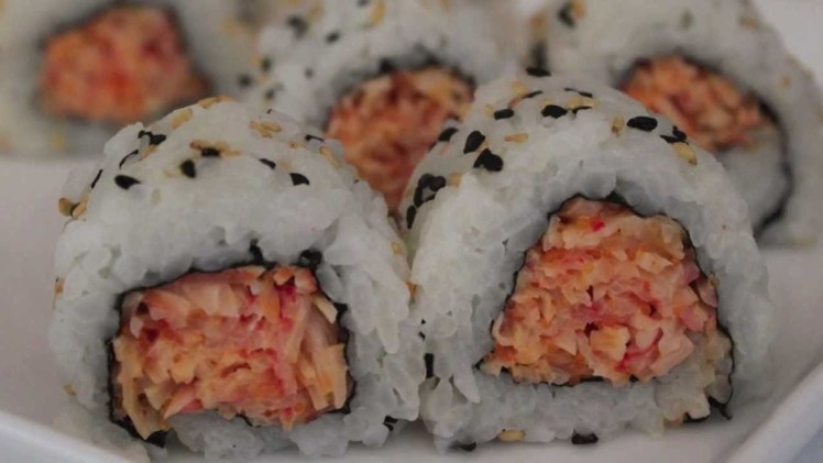 How To Make A Spicy Crab Sushi Roll