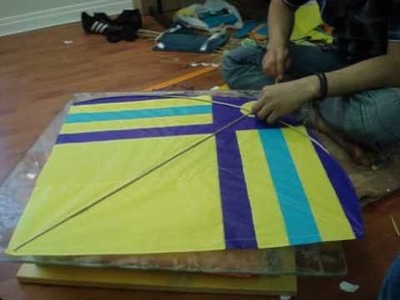 How to make afghani kite part 2