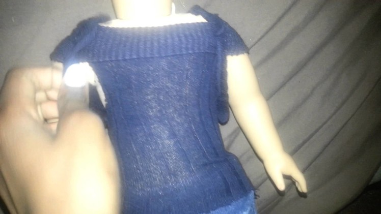 How to make an ag doll NO SEW jacket