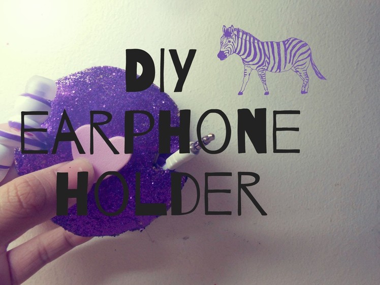How to make earphone holder |  iphone 5 case giveaway (CLOSED)