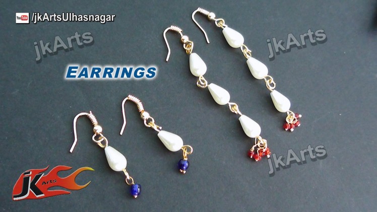 HOW TO: Make Earrings (Jewelry Making) JK Arts 516