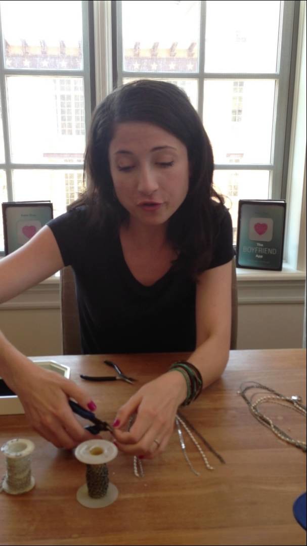 How To Make Necklaces | Author Katie Sise (The Boyfriend App, 2014)