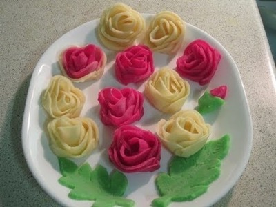 How to make rose flower pitha (gulap pitha)