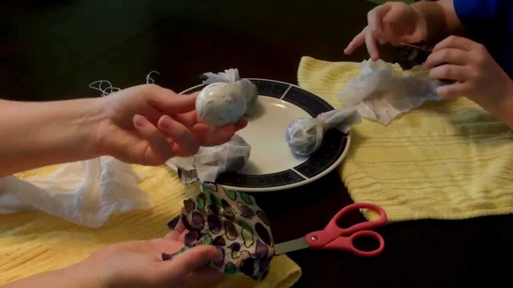 How to make Silk Dyed (Easter) Eggs
