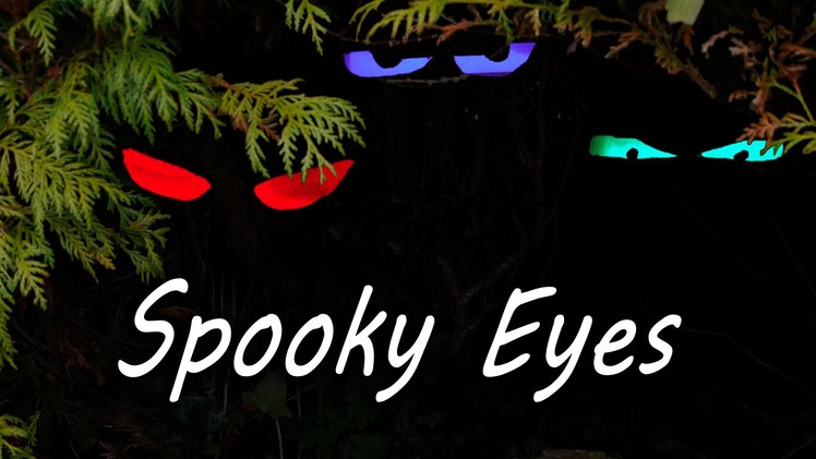 How to Make Spooky Halloween Eyes