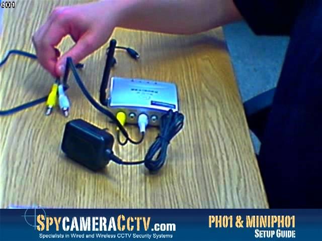 How to Set up the Wireless Colour Pinhole Spy Camera and Receiver