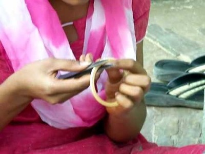 Jewellery making in Madhogarh Village - Rajasthan - India