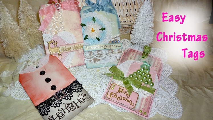 Making Easy Christmas Tags with WOC Products - Tutorial