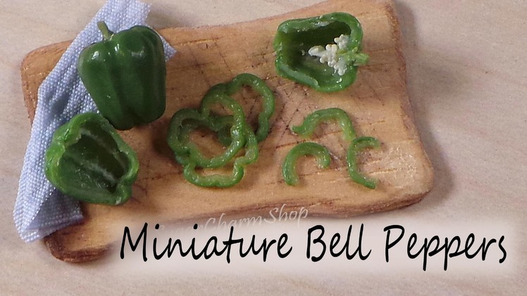 Miniature Bell Pepper Polymer Clay Tutorial