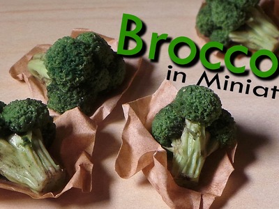 Miniature Broccoli - Polymer Clay Tutorial