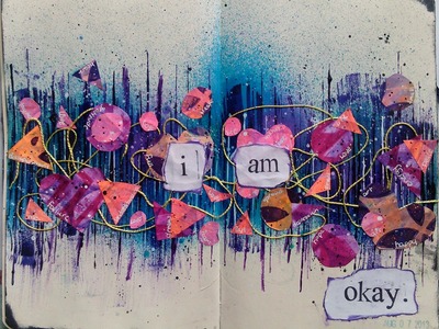 Mixed Media Art Journal Page #4