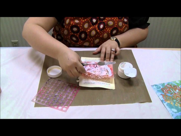 Mixed Media in Minutes: Working with Molding Paste with Julie Fei-Fan Balzer.wmv
