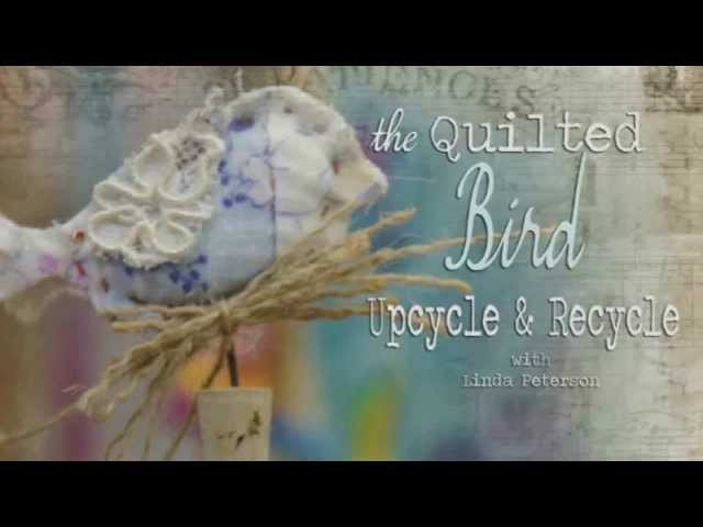 Mixed Media Monday - The Quilted Bird - Spellbinders Media Mixage