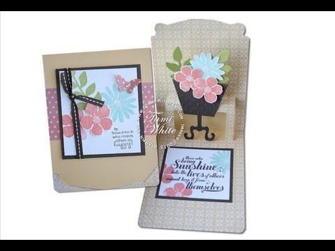 Pop n' Cuts "Over the Top WOW" Pop Up Flower Pot - Stampin Up Video
