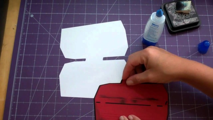 Tool Box shape card-Handy Man Cricut Lite cartridge