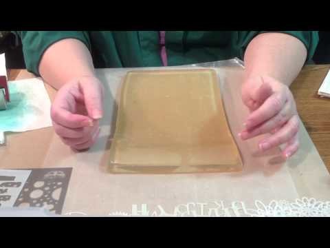 WCYDW Homemade Gelli plate~ with Tammy