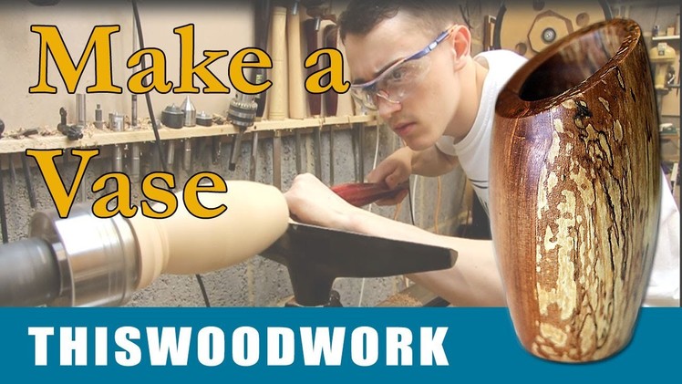 Woodturning | Log to Vase on the Wood Lathe