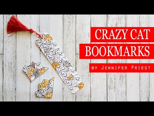 2 Ways to Make a Bookmark - Cat Bookmarks