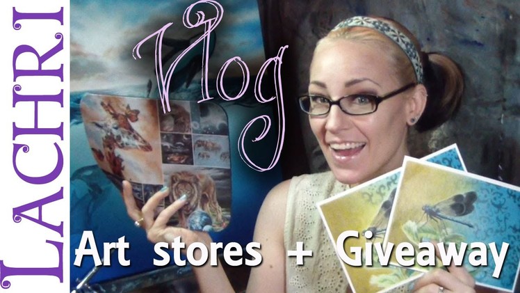 Artist Vlog - where to buy art supplies + 20k subscriber giveaway w. Lachri