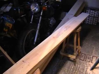 Bowed, Twisted Timber (Lumber) Planing, easy HOW TO