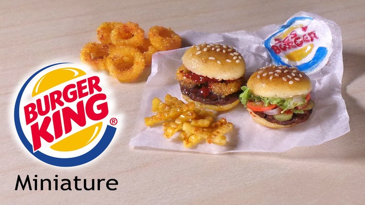 Burger King Inspired Miniatures - Polymer Clay Tutorial
