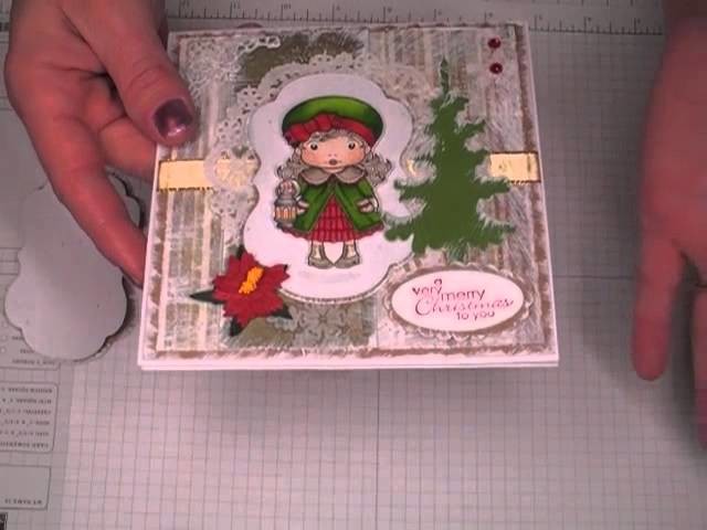 Christmas Lantern Marci Card-Process and Coloring Idea