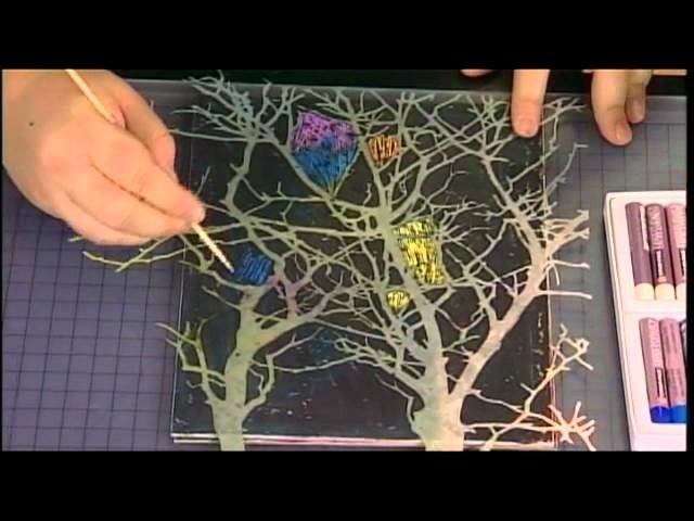 Create Mixed Media Scratch Art with Cray-Pas Oil Pastels