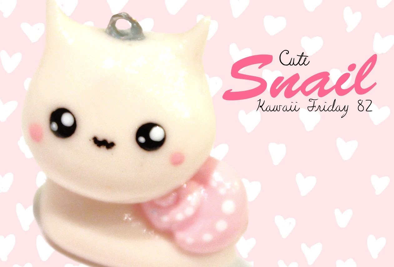 Cute Snail! Kawaii Friday 82 - Tutorial In Polymer Clay!