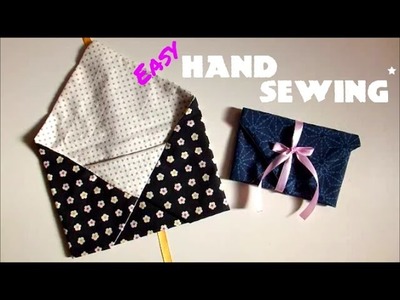＊*ＤＩＹ*＊Envelope POUCH.**by Easy Hand Sewing Tutorial*