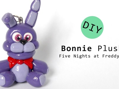 Five Nights at Freddy's Bonnie Plush Polymer Clay Tutorial