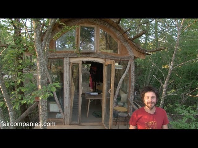 French carpenters craft whimsical off-grid tiny house hamlet