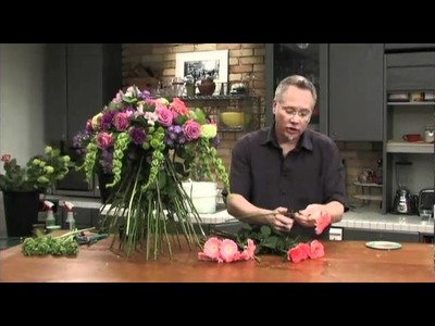 How to Arrange Flowers-  FAUX Hand-Tied Bouquet!