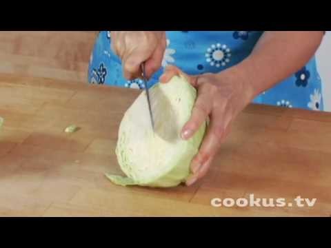 How to Cut Up a Cabbage