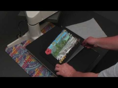 How to decorate a black Linen BookCover with TheMagicTouch® WoW Transfer Paper