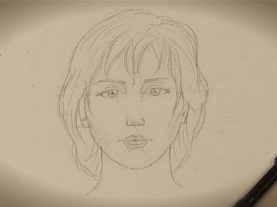 How to draw a real-looking face