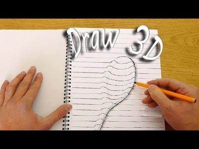 How to Draw in 3D - Optical Illusion