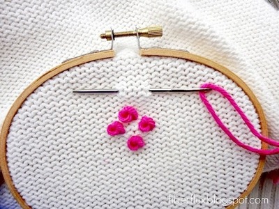 How to Embroider a French Knot (Detailed Version), Episode 23