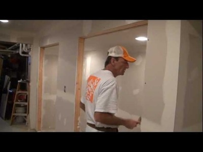 How to Finish Drywall (Prepping drywall for Joint compound)