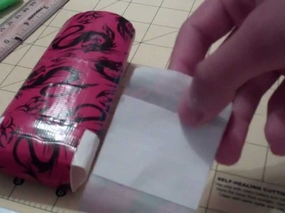 HOW TO MAKE A fLIP IPOD CASE MADE FROM DUCT TAPE