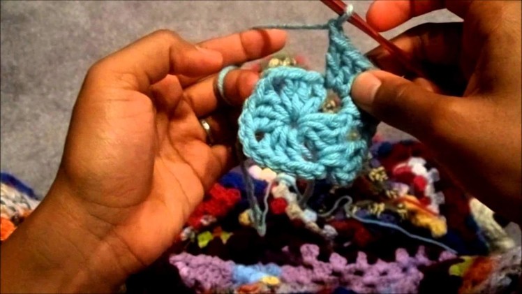 HOW TO MAKE A GRANNY SQUARE AFGHAN PT1.