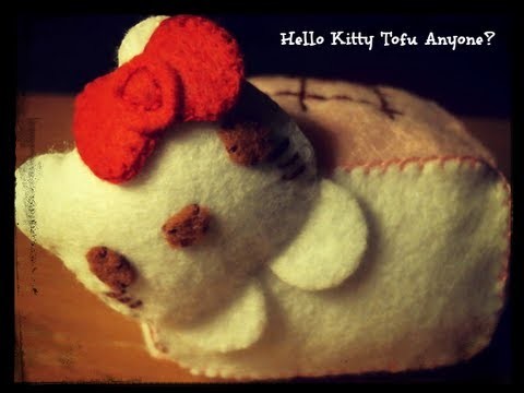 How To Make a Hello Kitty Tofu Plushie Tutorial