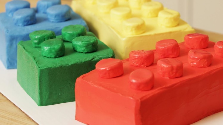 HOW TO MAKE A LEGO CAKE - NERDY NUMMIES