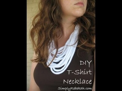 How To Make A T-Shirt Necklace