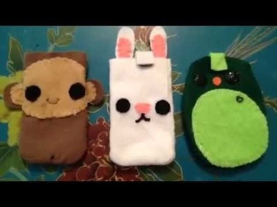 How to make Animal Felt Phone Cases (PIGS)