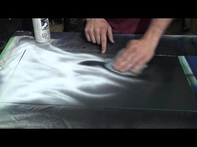How to paint ghost flames with spray cans