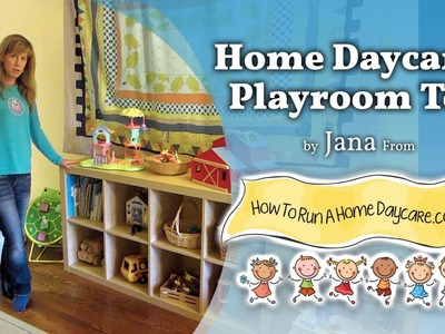 How to run a home daycare: Playroom Tour (Starting a home daycare)