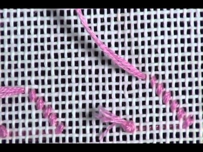 How To Stitch Basketweave Stitch On Needlepoint Canvas