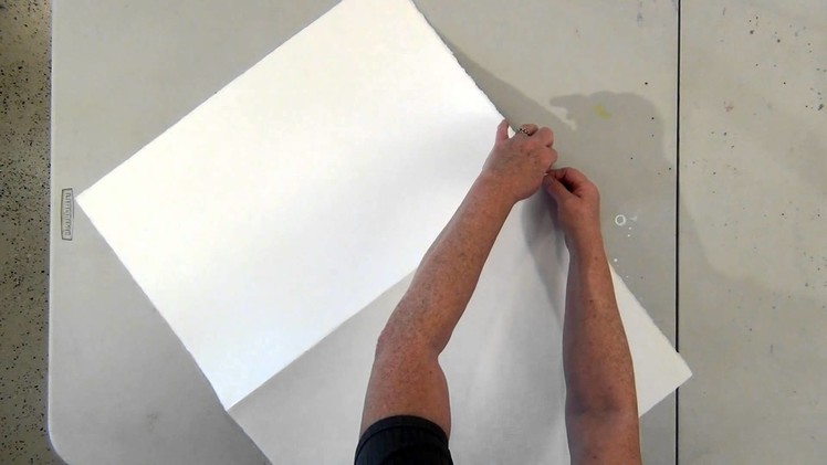 How To Tear Watercolor Paper