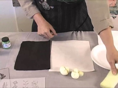 Jacquard Presents: Stenciling Techniques On Fabric with Diane Ericson, Part 1