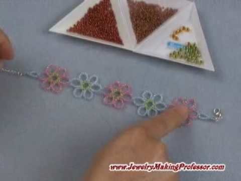 Jewelry Making: Cosmos Flower Bracelet